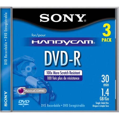 8cm DVD-R with Hangtab (3 Pack)