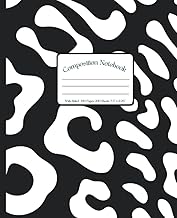 Wide Ruled Animal Print Composition Notebook for School
