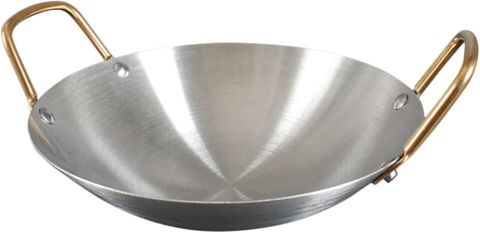 Stainless Steel Double-Ear Dry Pot for Cooking