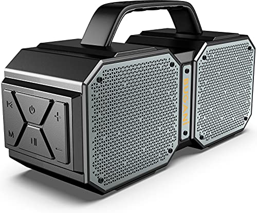 Bluetooth Speakers, M83 Speaker IPX6 Waterproof Portable LargeWireless Speaker,Bluetooth 5.2,50W Big Power, 24H Playtime,Suitable for Family Gatherings and Outdoor Bluetooth Speaker Black