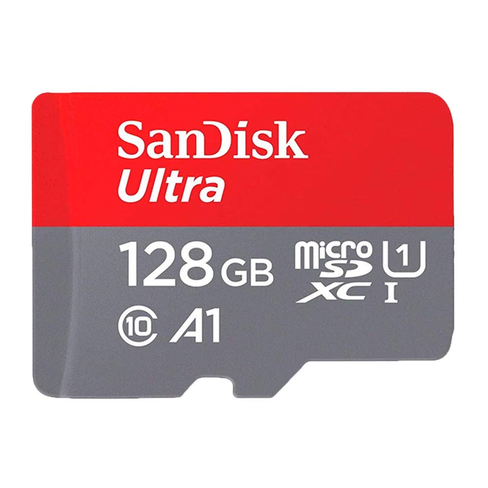 Ultra 128GB UHS-I Class 10 MicroSDXC Memory Card Up to 80mb/s SDSQUNC-128G with Adapter