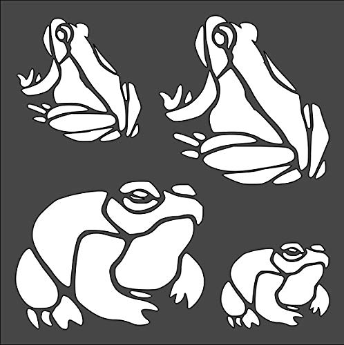 FroggyFlex Clear Plastic Reusable Logo Stencil 1-5.5x5.5 in