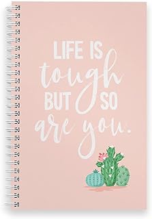 Life Is Tough But So Are You Spiral Notebook