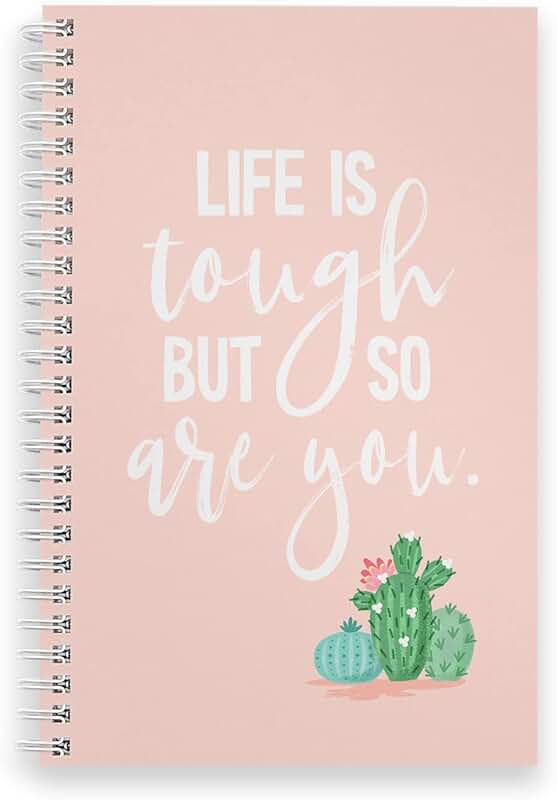 Life Is Tough But So Are You Spiral Notebook