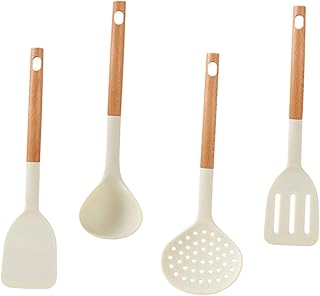 5-Piece Silicone Kitchen Utensil Set for Nonstick Cookware