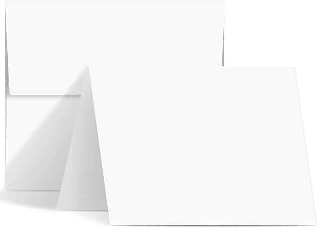 Set of 30 blank greeting cards with envelopes