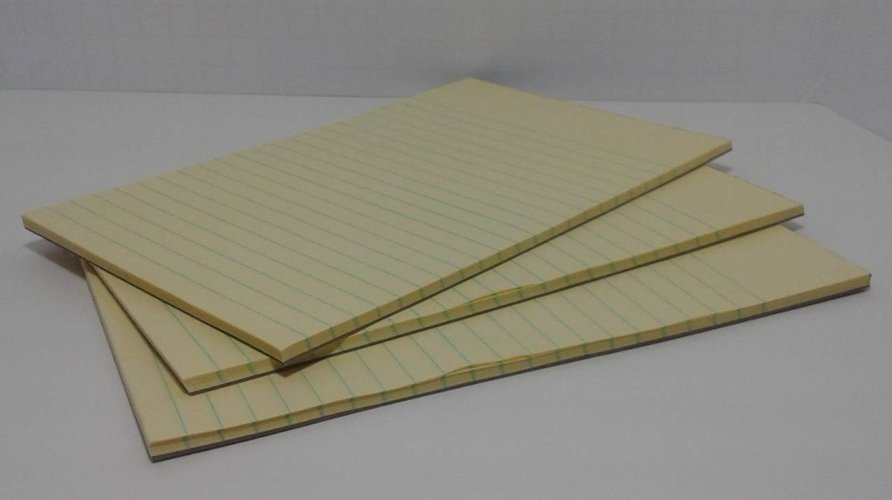 Legal Ruled Notepads Set of Three