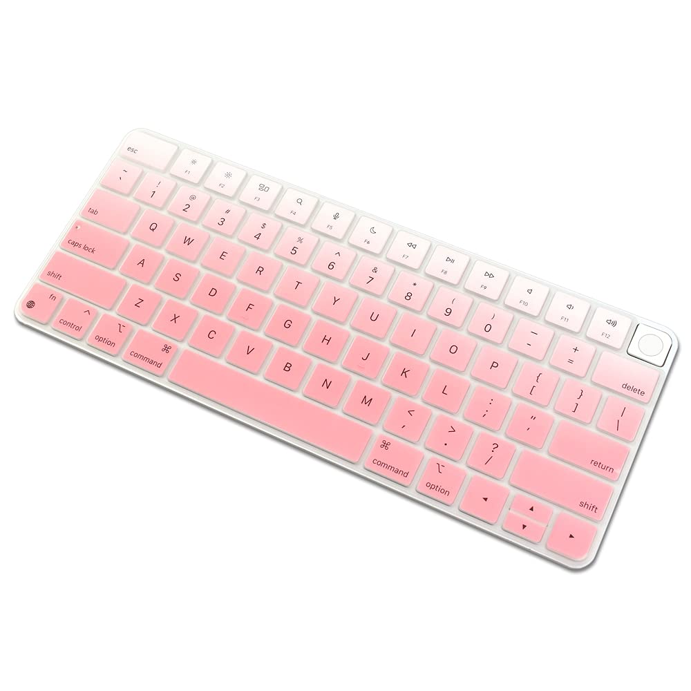 Pink Silicone Keyboard Cover for Mac and iMac