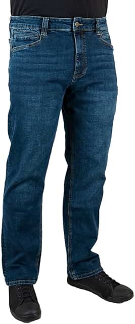 Men's Relaxed Fit Stretch Denim Tactical Jeans