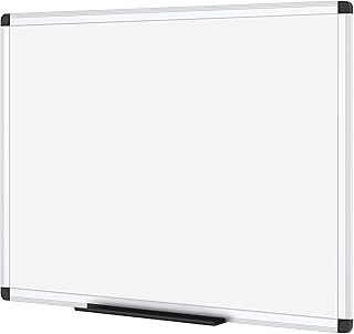 Magnetic Dry Erase Board, 36 x 24 Inches, Silver Frame