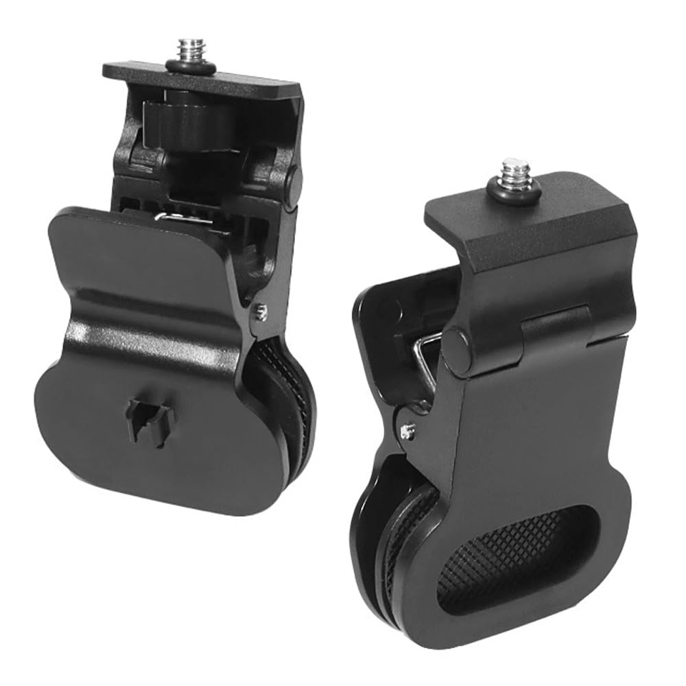 Two-pack clip-on selfie lights with screw mount