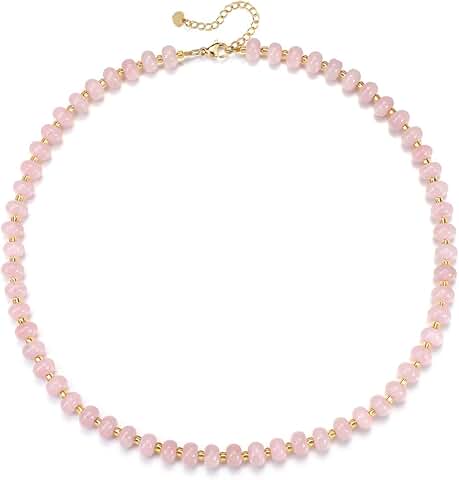 Colorful Beaded Gemstone Necklace for Women