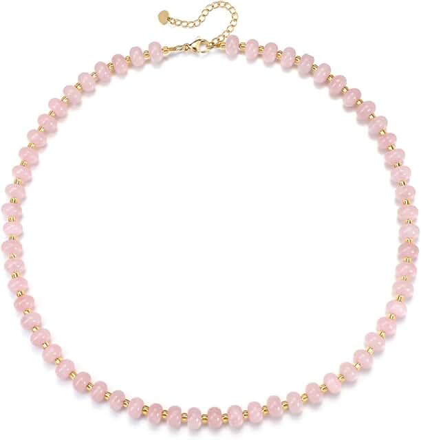 Colorful Beaded Gemstone Necklace for Women