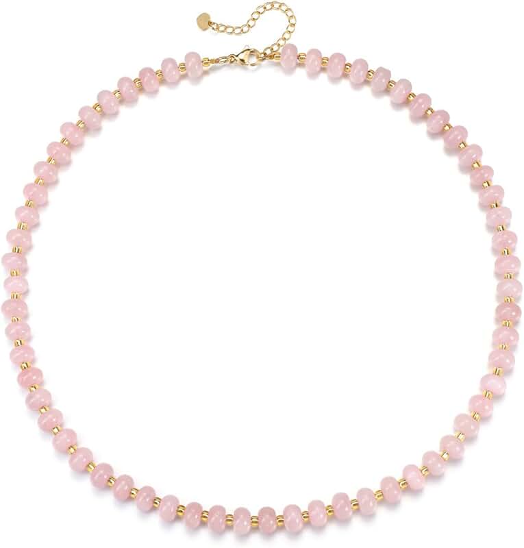 Colorful Beaded Gemstone Necklace for Women