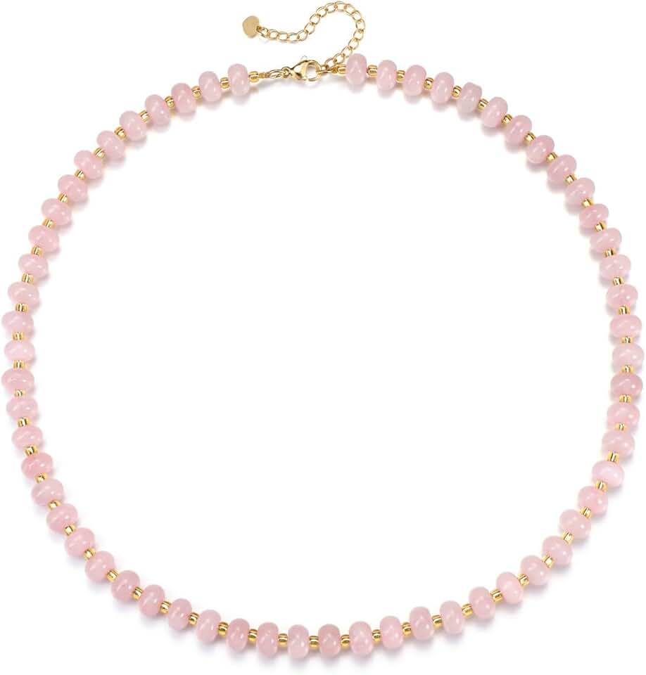 Colorful Beaded Gemstone Necklace for Women