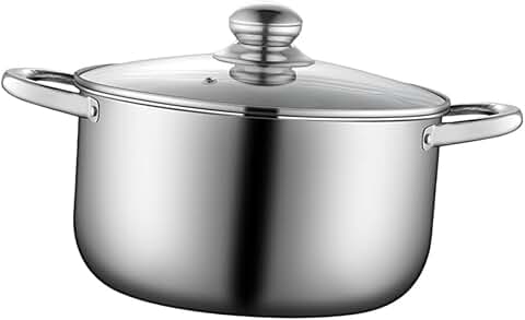 Stainless Steel Soup Pot Set with Lids