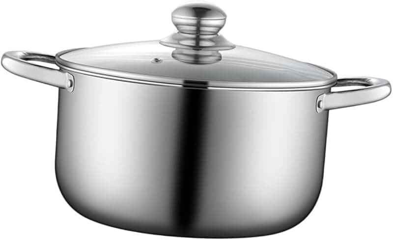 Stainless Steel Soup Pot Set with Lids