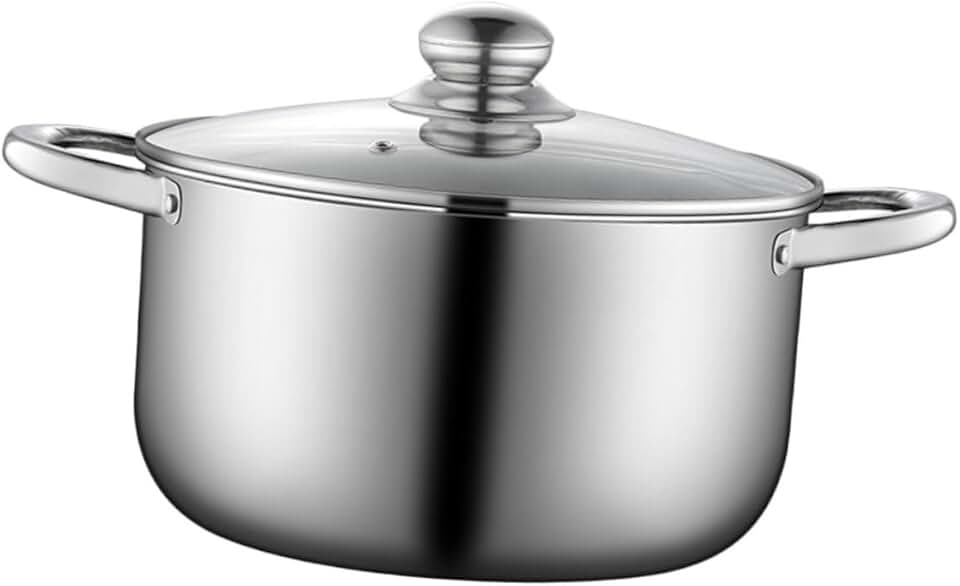 Stainless Steel Soup Pot Set with Lids