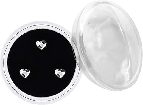 Heart-Shaped Crystal Tooth Jewelry for Women