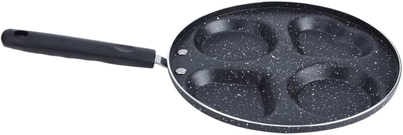 Four Hole Non-Stick Breakfast Frying Pan, 24.5cm