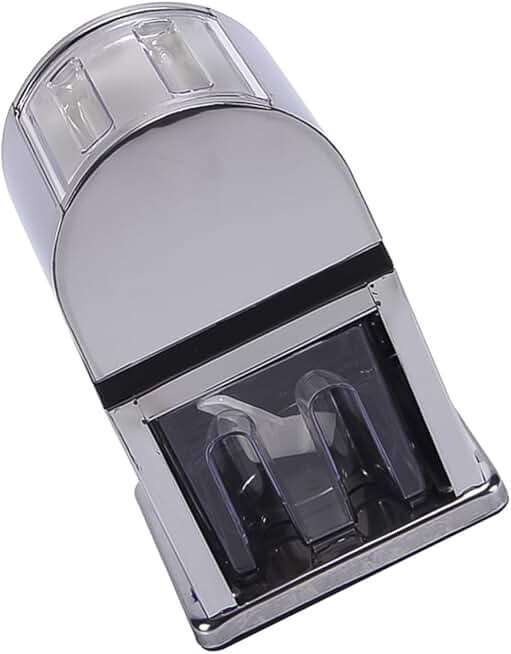 Manual Hand Crank Ice Shaver Crusher in Stainless Steel