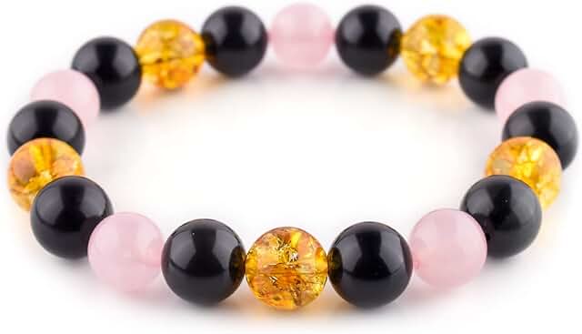 Unisex Stretchable Natural Gemstone Beaded Bracelet