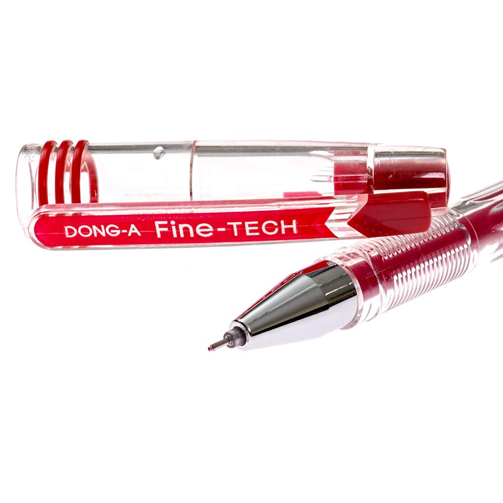 Red 0.3mm Gel Ink Rollerball Pen, Dozen Pack