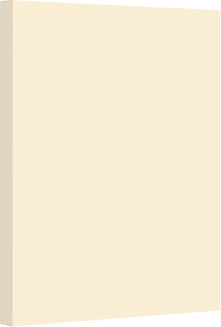Pastel Color Cardstock Paper, 8.5x11, 50 Sheets