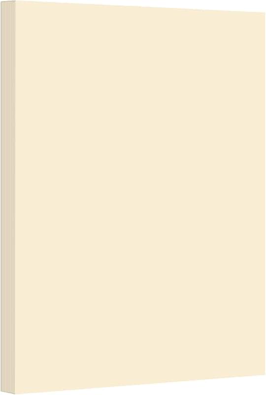 Pastel Color Cardstock Paper, 8.5x11, 50 Sheets