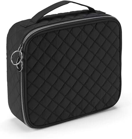 Black Makeup and Travel Organizer Case
