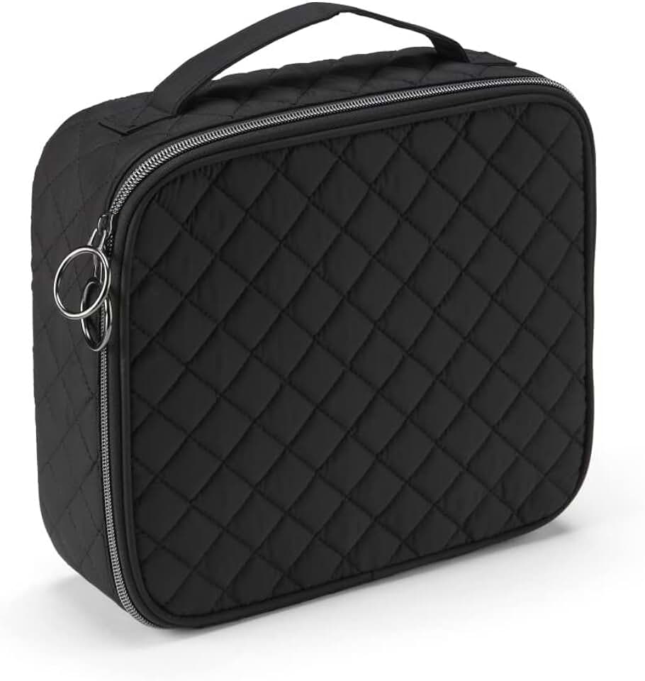Black Makeup and Travel Organizer Case