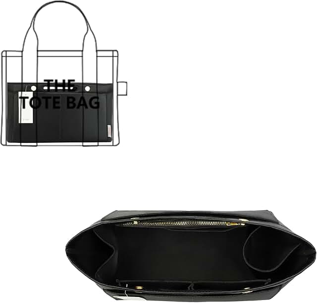 Purse and Tote Bag Organizer Insert, 6 Sizes
