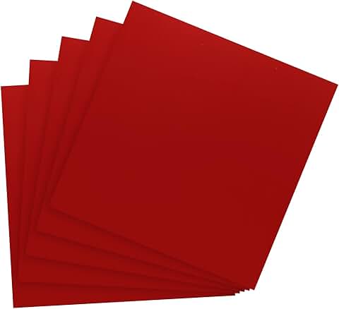 12x12 Inch Metallic Mirror Board Sheets, 30 Pack