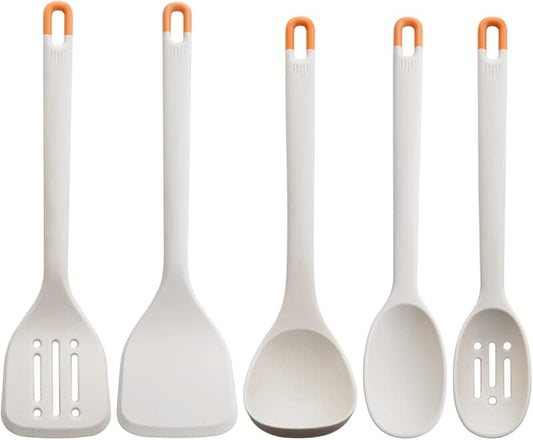 28-Piece Stainless Steel Kitchen Utensil Set with Holder