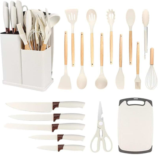 Hammered Stainless Steel Cookware Set with Lids