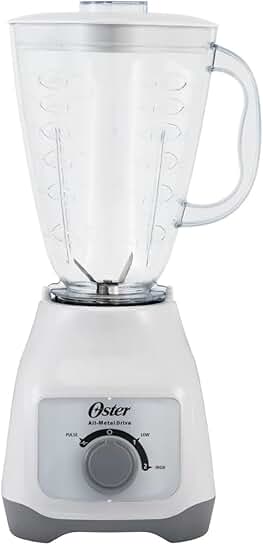 White classic blender with ice crushing power