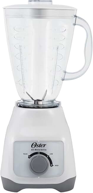 White classic blender with ice crushing power