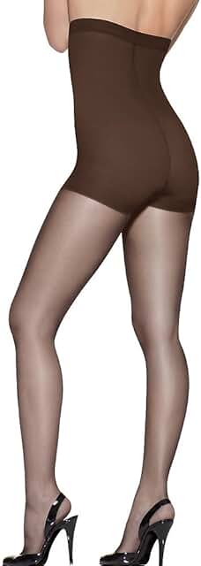 Women's Sheer Tights with Control Top
