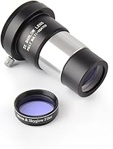 Moon Filter and 2X Barlow Lens Kit for Telescope