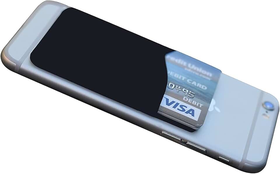Silicone Cell Phone Wallet for Back of Phone Case