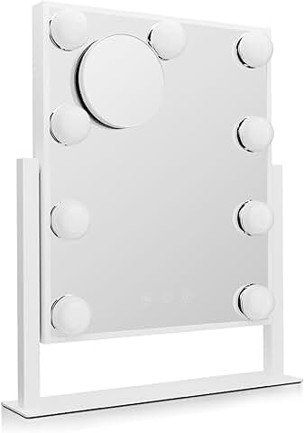 Hollywood Vanity Mirror with Lights and Dimmable LEDs