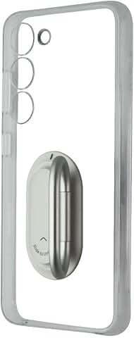Clear protective phone case with grip and kickstand