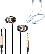 Wired In-Ear Earbuds and Bluetooth Sports Earbuds
