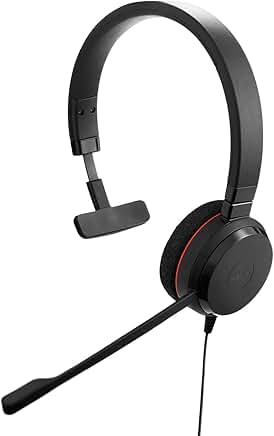 Single-Ear Wired Headset with Call Control