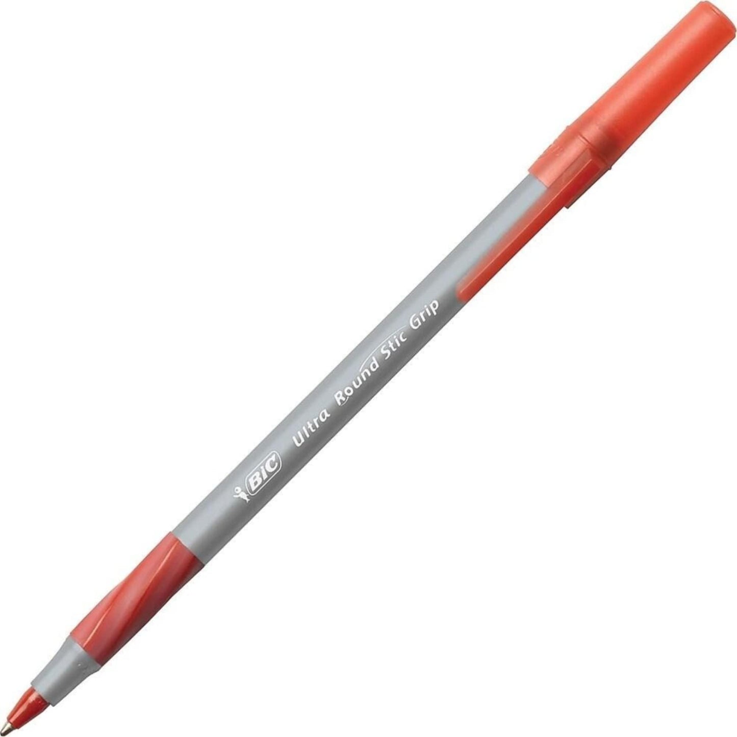 Red Ballpoint Pens with Soft Grip, 12 Pack