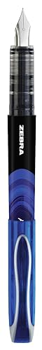 Disposable blue fountain pens, pack of 12