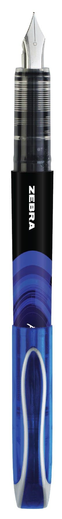Disposable blue fountain pens, pack of 12