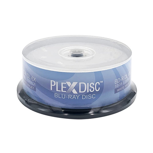 50 GB 6X Blu-ray Double Layer Recordable Discs, 25 Pack
