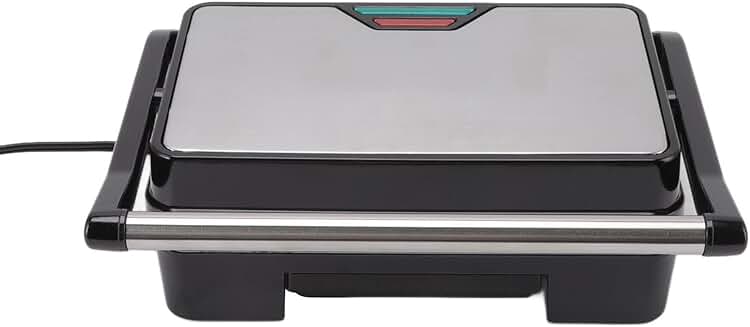 850W Panini Maker with Nonstick Grill and 180° Flattening