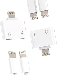 Dual Lightning Audio and Charging Adapter